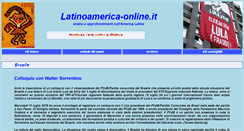 Desktop Screenshot of latinoamerica-online.it